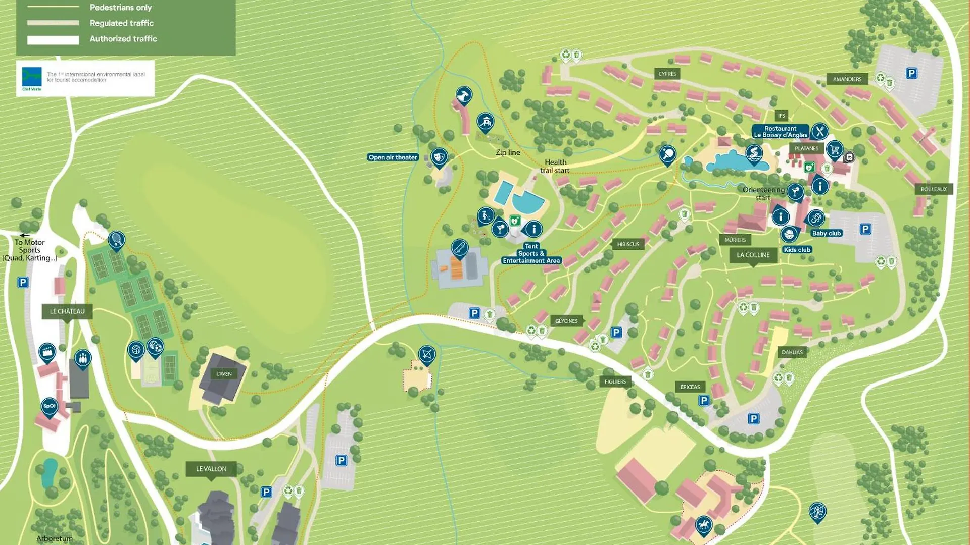 Üdülőpark Village Pierre & Vacances Le Rouret Grospierres